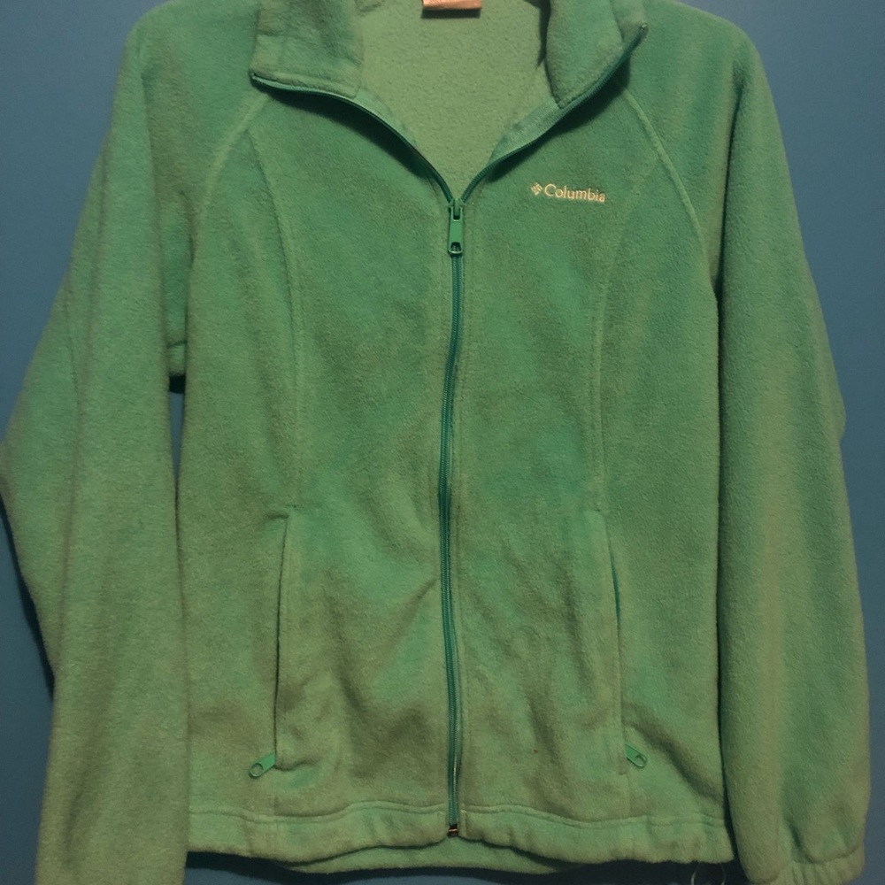 Seafoam green Columbia jacket